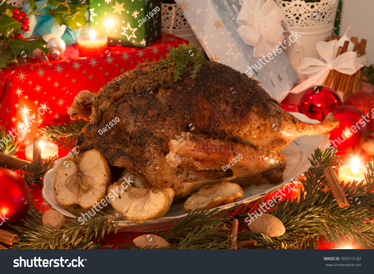 Christmas Goose Stock Photo 165513182 : Shutterstock