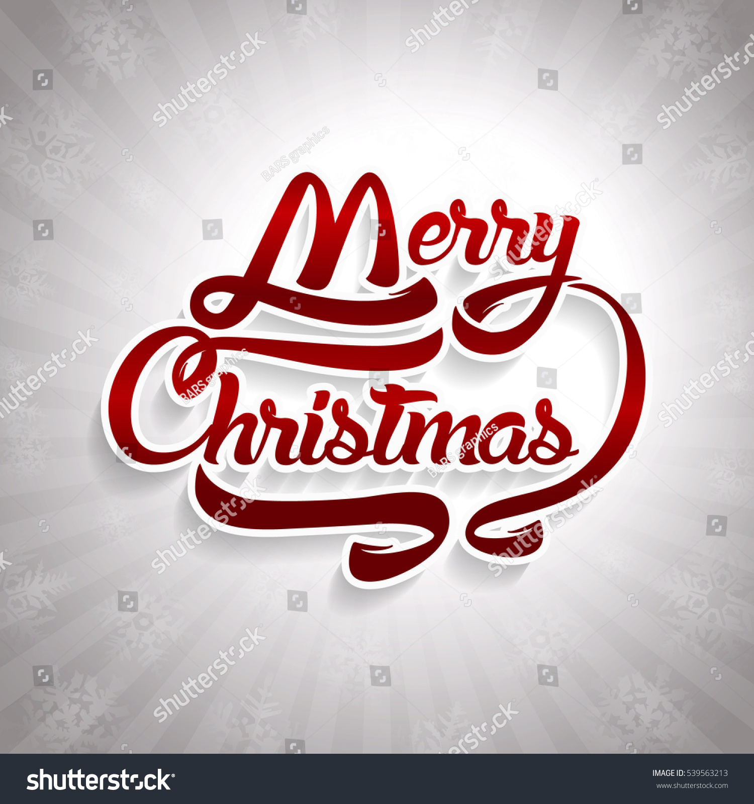 Christmas Greeting Card Text Merry Christmas Stock Illustration 539563213 - Shutterstock