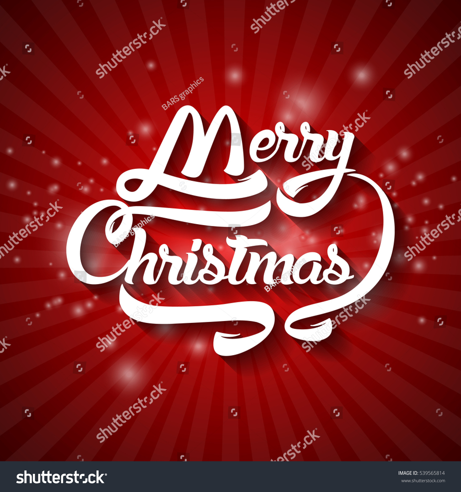 Christmas Greeting Card Text. Merry Christmas Lettering Illustration. - 539565814 : Shutterstock