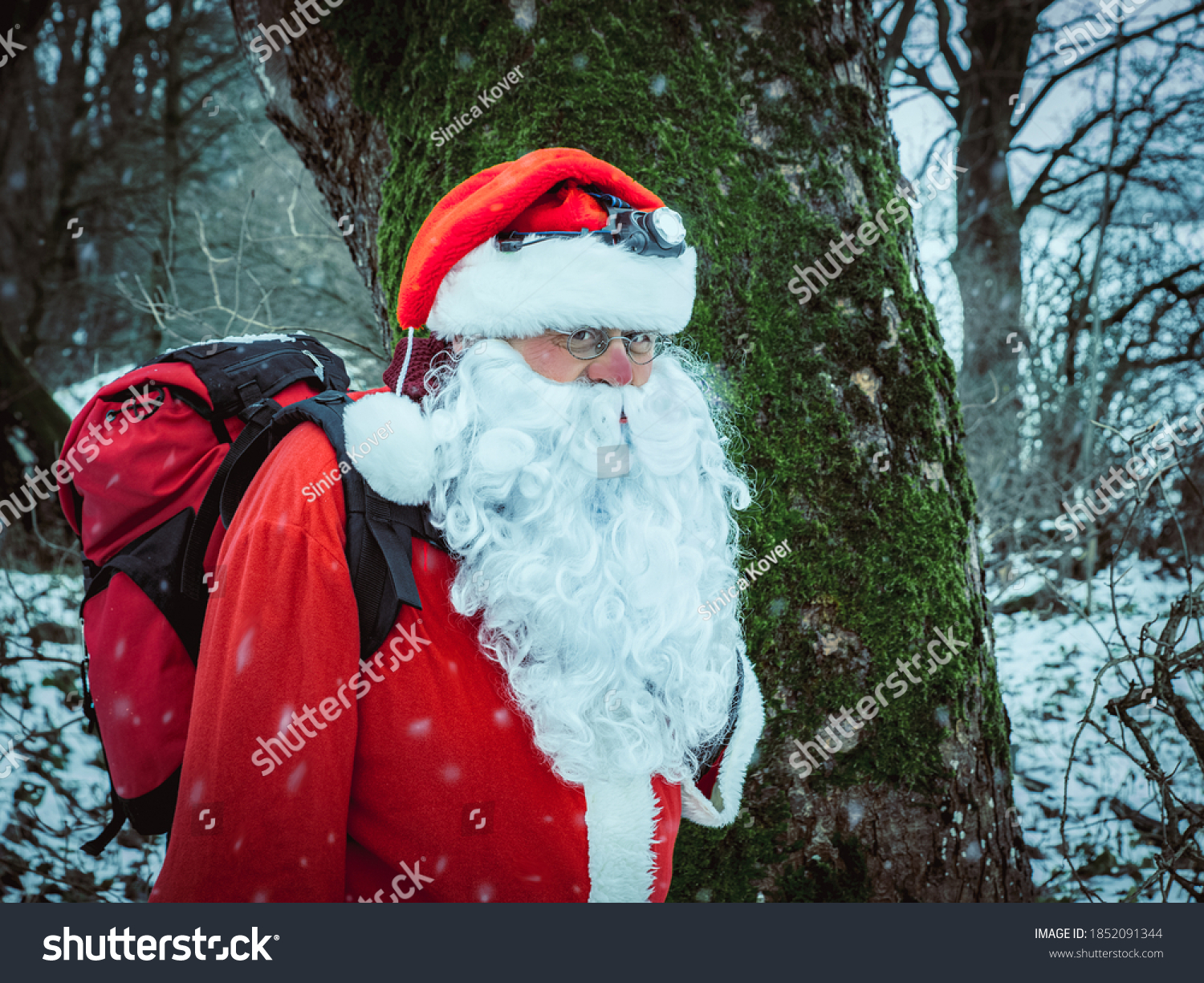 Hiker Santa 