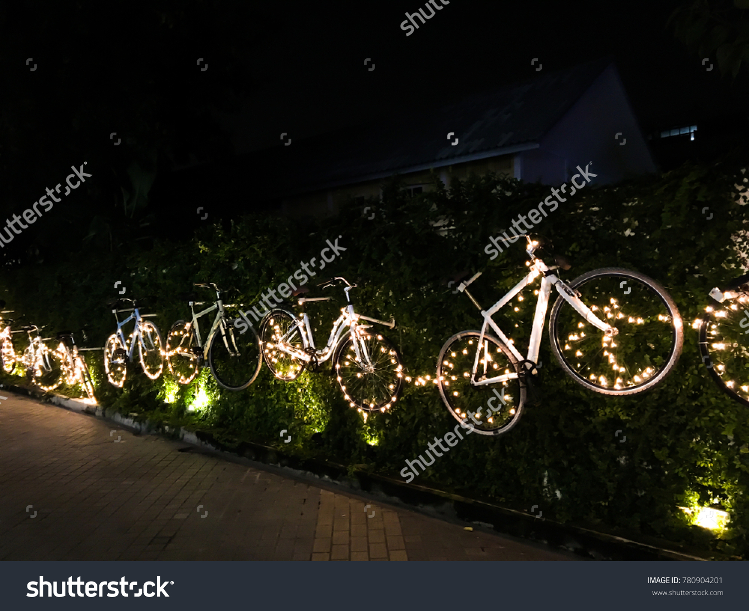 bike christmas lights