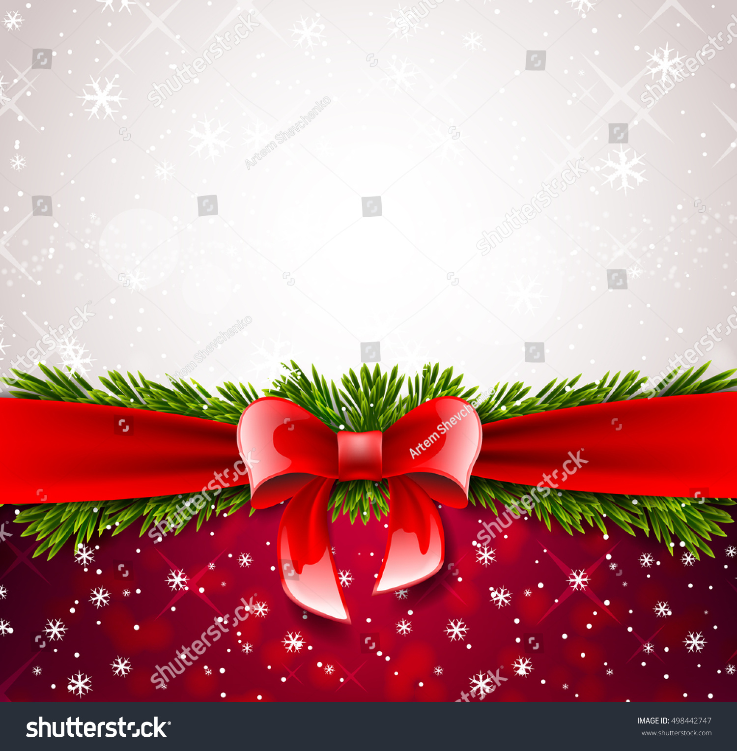 Christmas Postcard For Your Text. Bitmap Copy. Stock Photo 498442747 ...