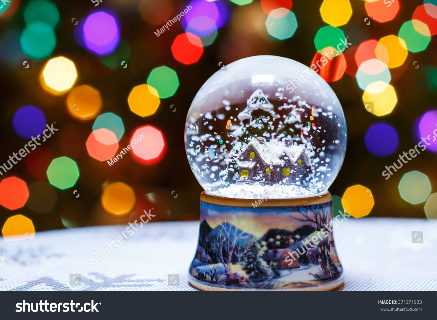 globe christmas tree lights