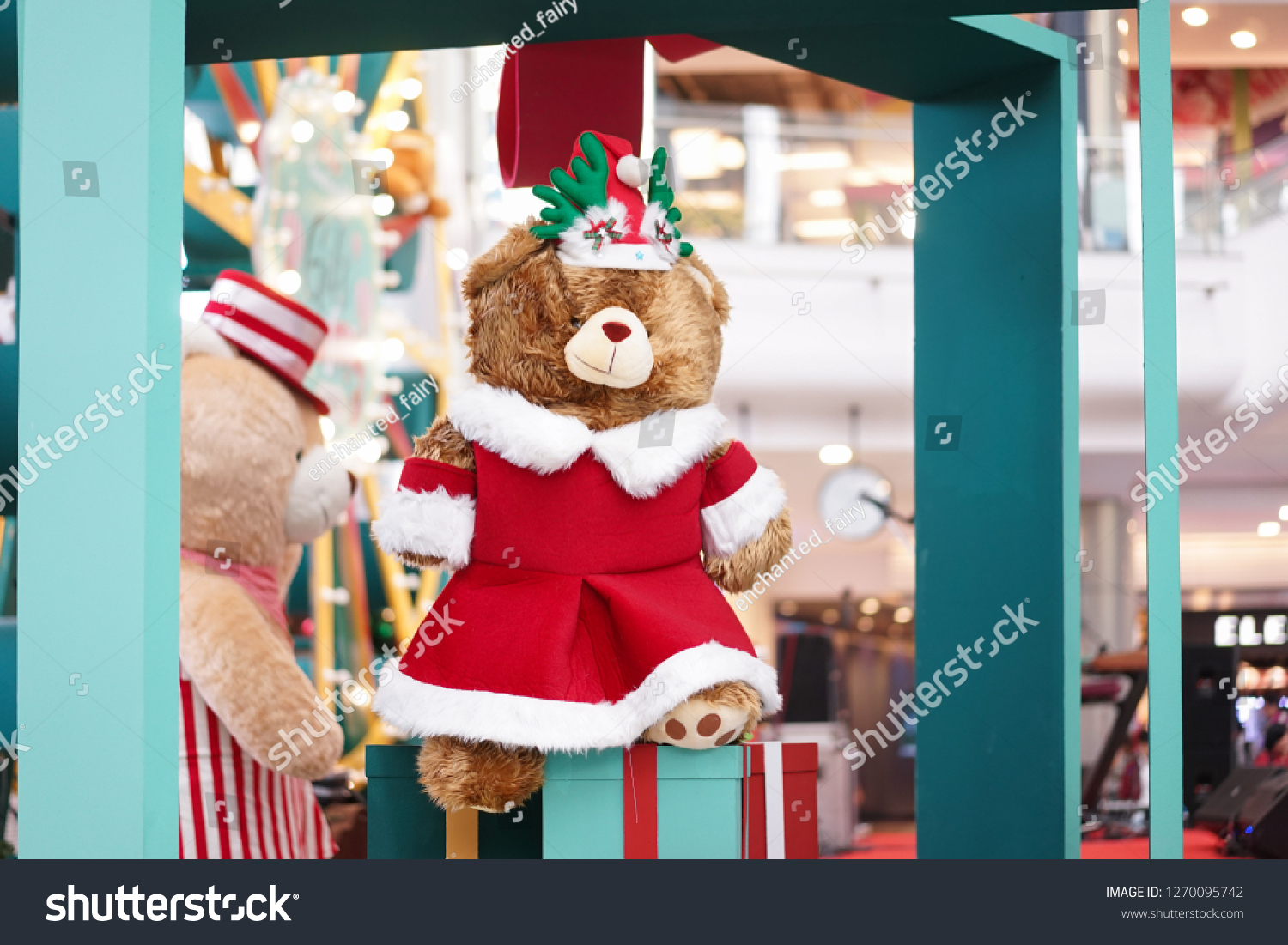 teddy bear santa outfit