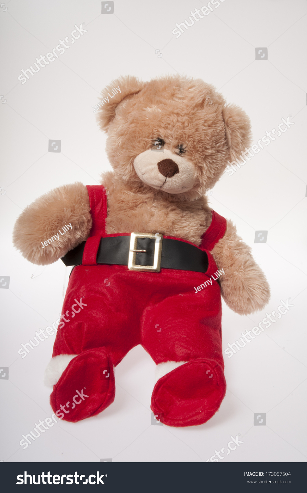 teddy bear santa outfit