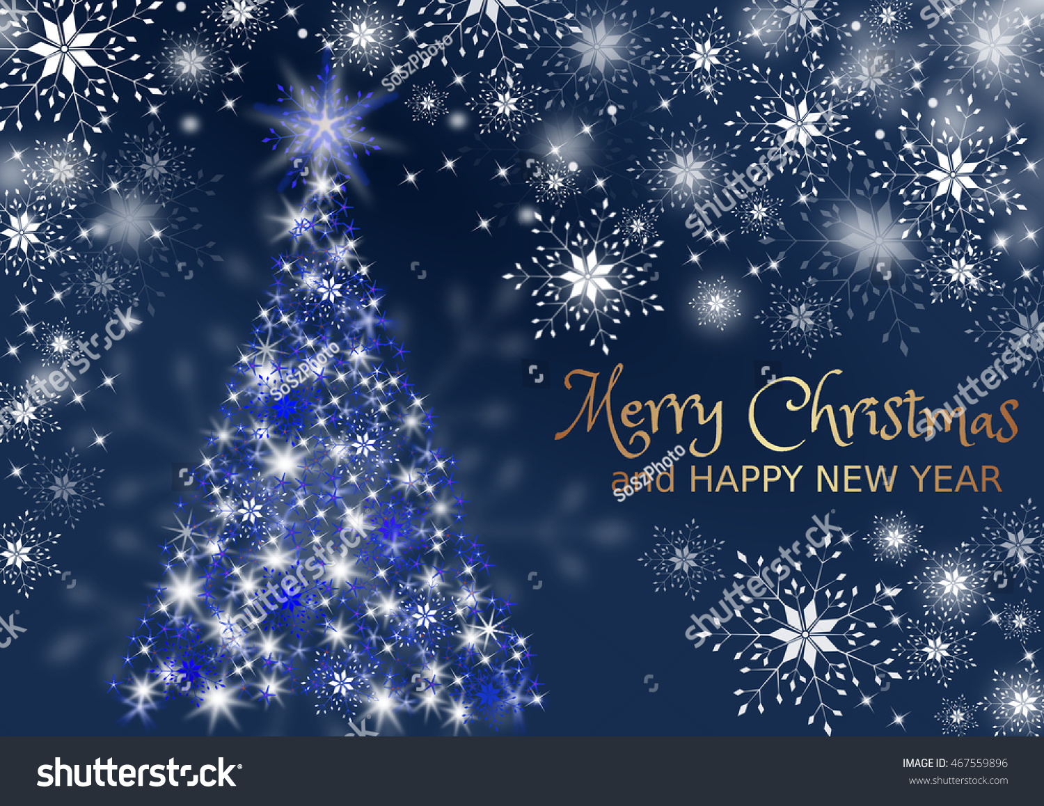 Christmas Tree Stock Photo 467559896 : Shutterstock