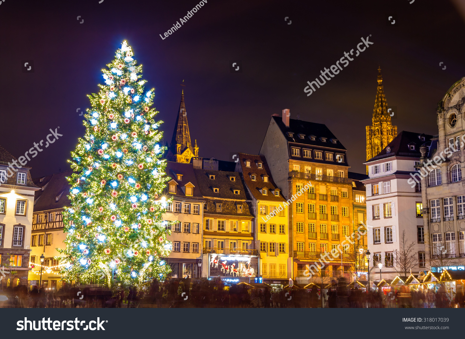 Christmas Tree In Strasbourg, 