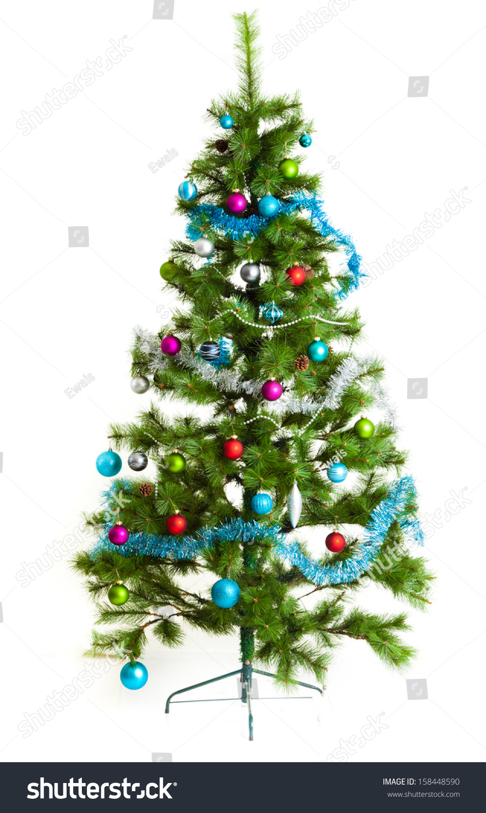 Christmas Tree Isolated Stock Photo 158448590 - Shutterstock