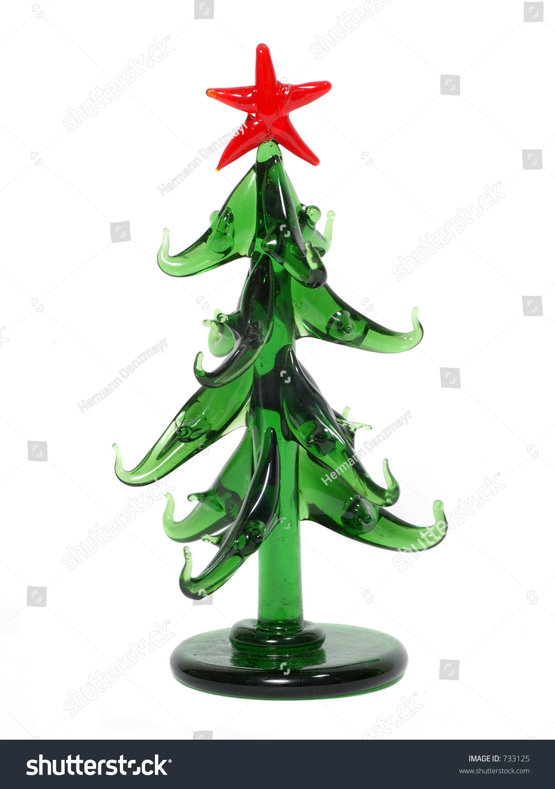 Christmas Tree Made Of Murano Glass Christmas Tree Made Of Murano Glass