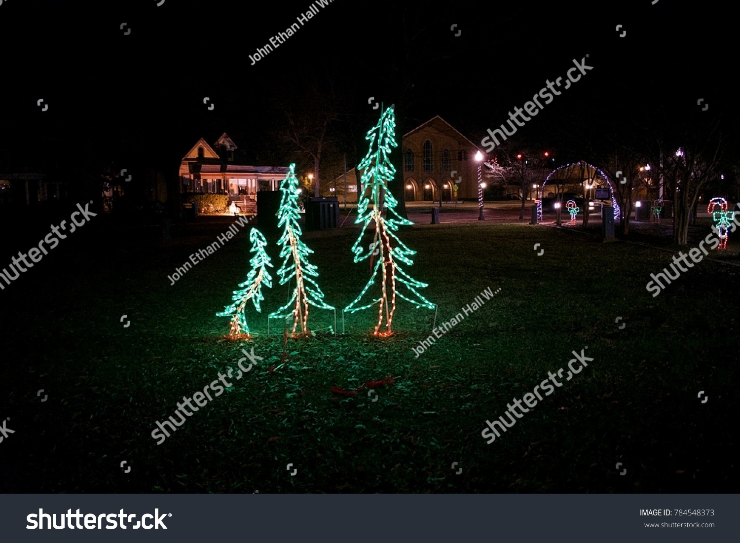 christmas yard lights