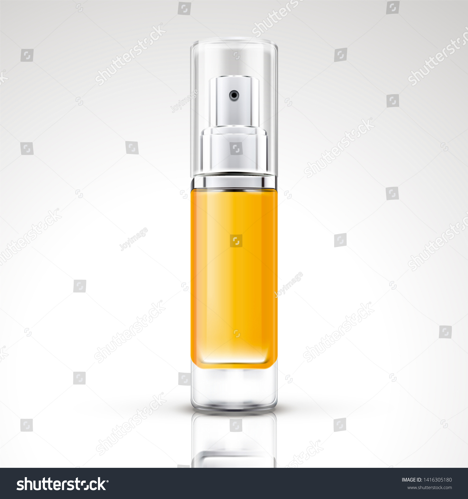 Download Chrome Yellow Spray Bottle Package Design Stock Illustration 1416305180 PSD Mockup Templates