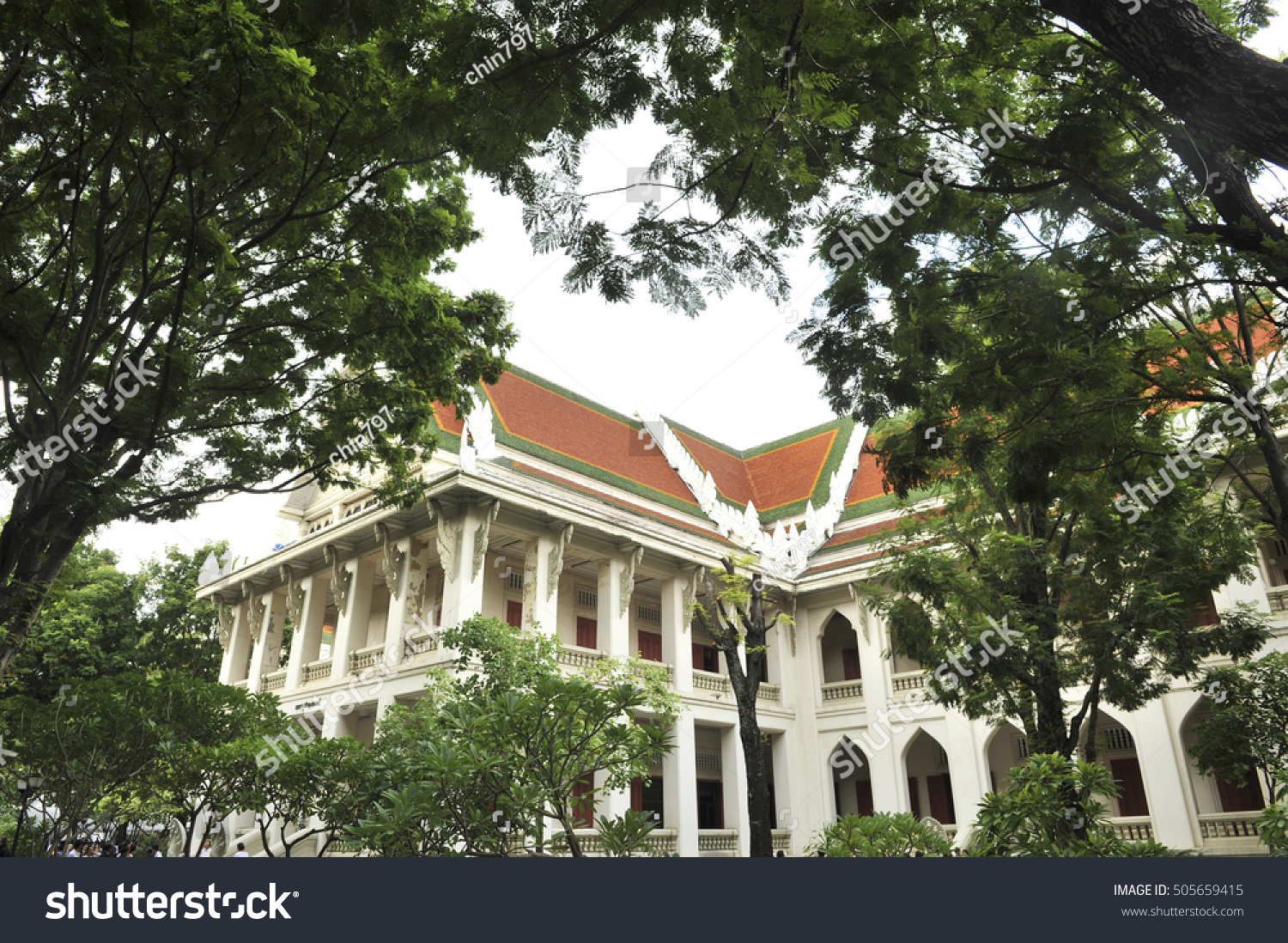 Chulalongkorn University Bangkok Thailand Stock Photo (Edit Now) 505659415