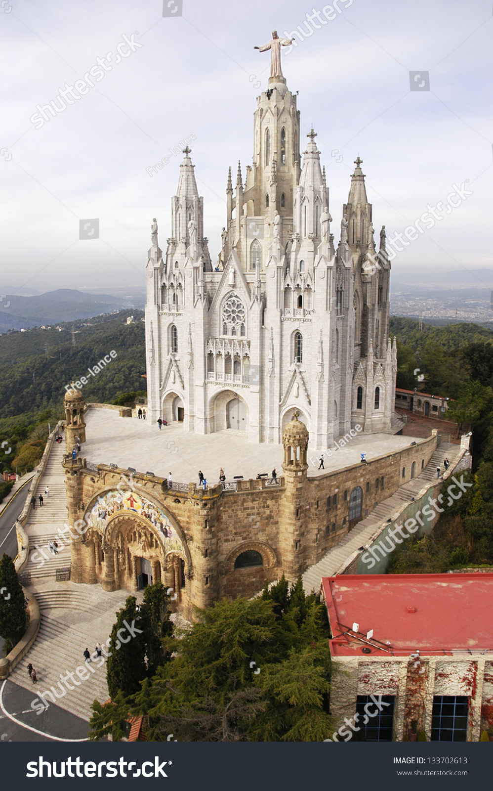 Church Sacred Heart Jesus Sagrat Cor Stock Photo Edit Now