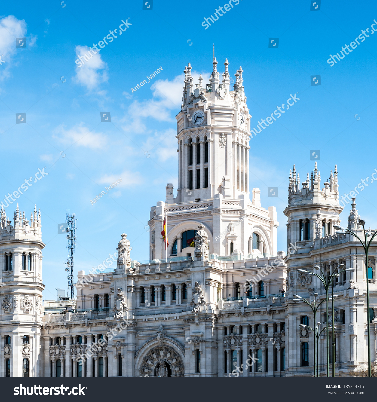 Cibeles Palace Palacio De Cibeles Madrid Buildings