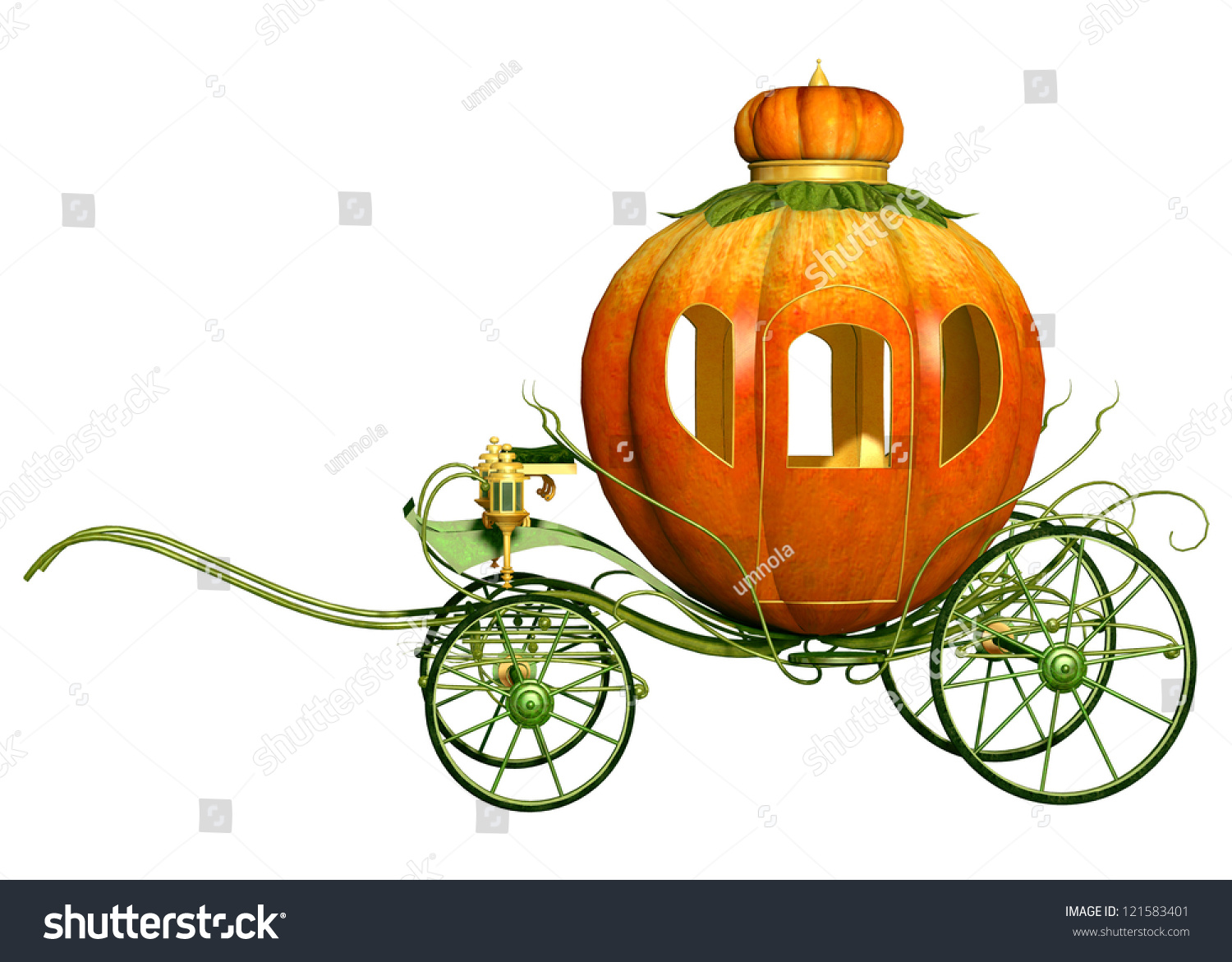 Cinderella Pumpkin Carriage Drawing