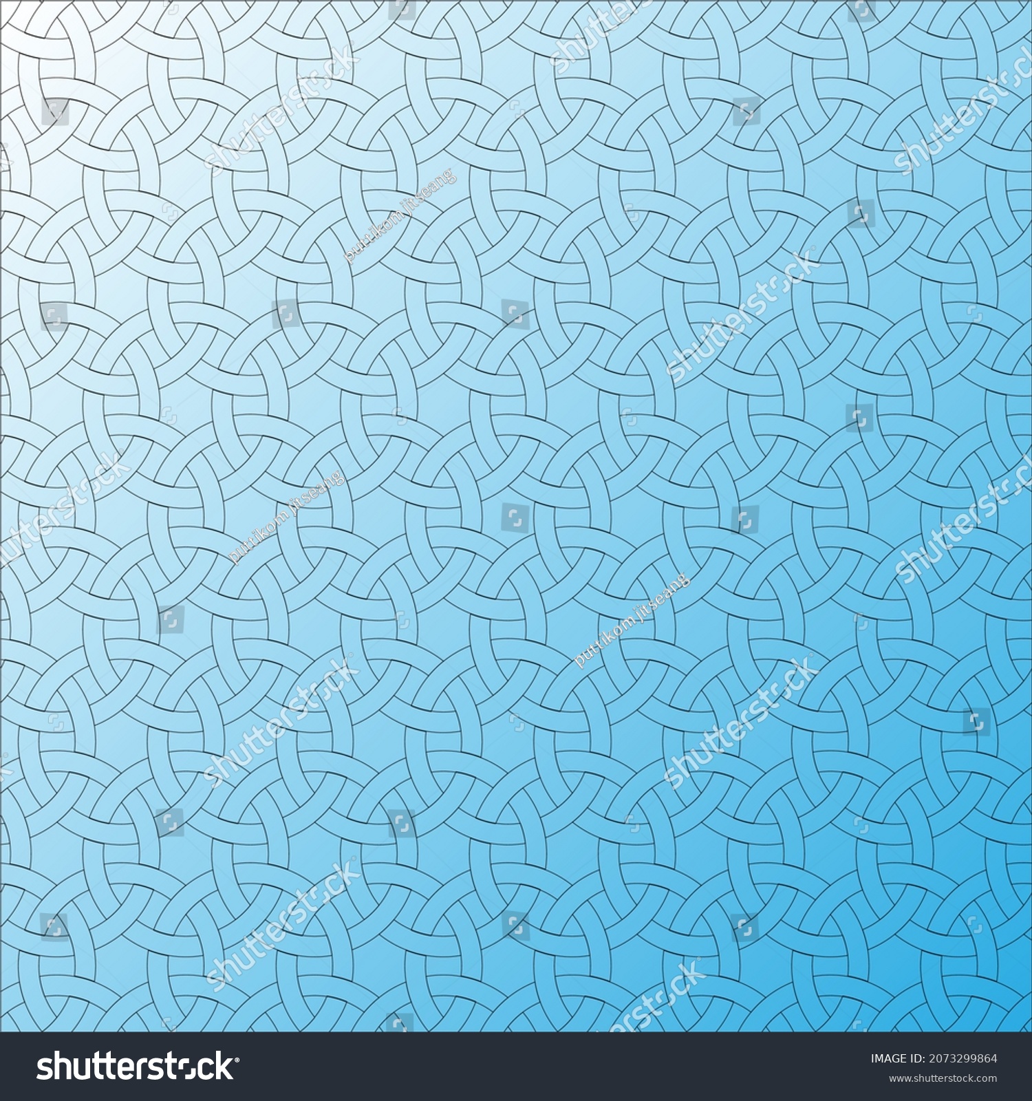 Circle Loop Pattern Background Wallpaper Stock Illustration 2073299864