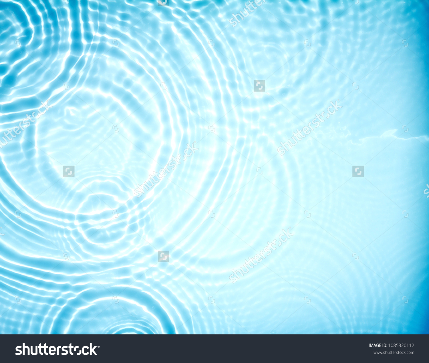 Circle Water Ripple Wave Suface Background Stock Photo 1085320112 ...