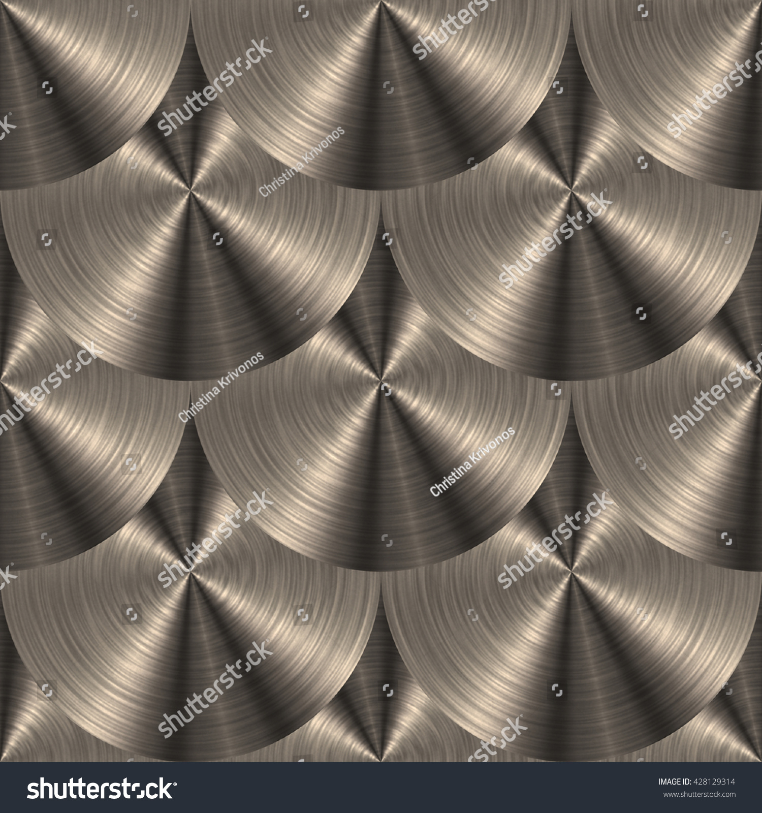 Circular Metal Texture