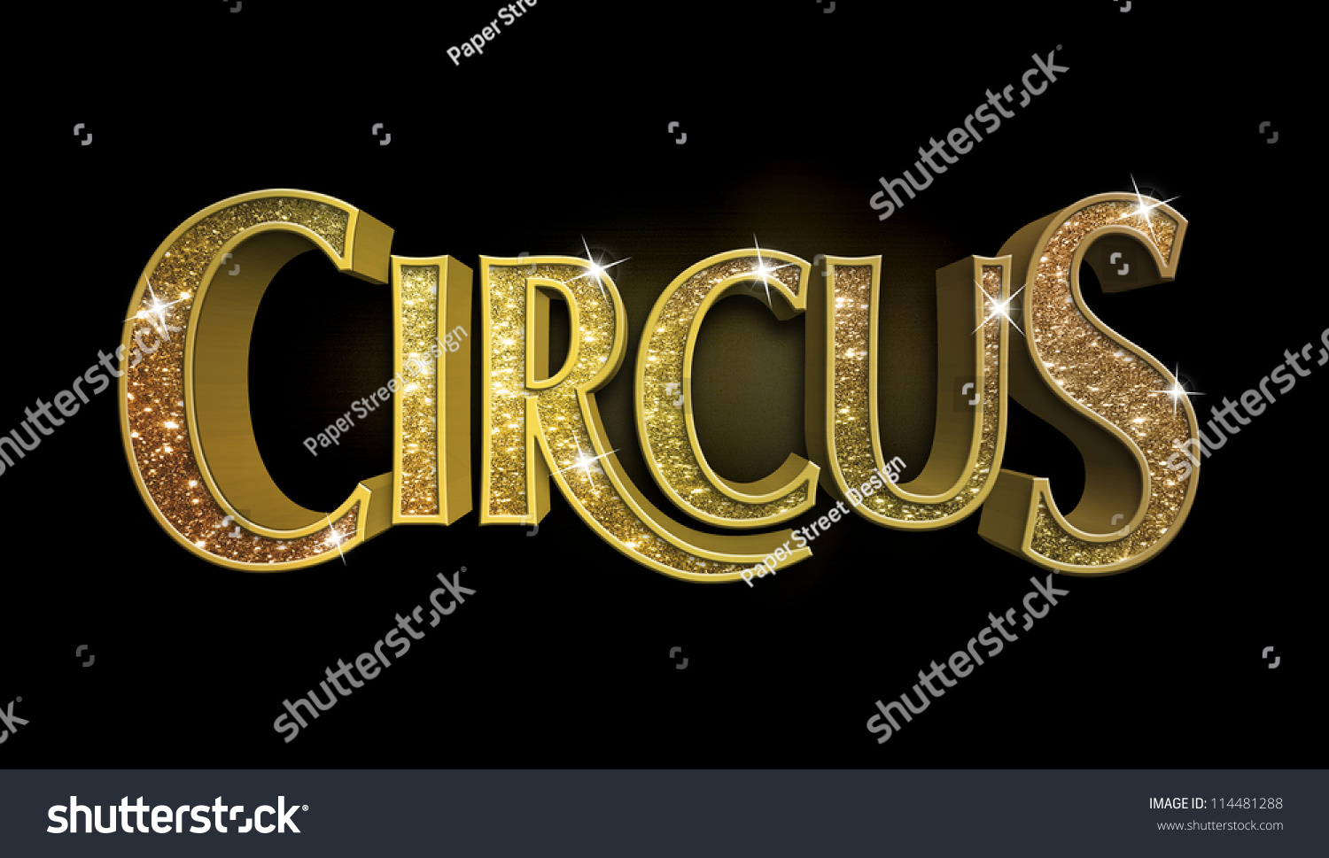 Circus Sign Stock Illustration 114481288 - Shutterstock