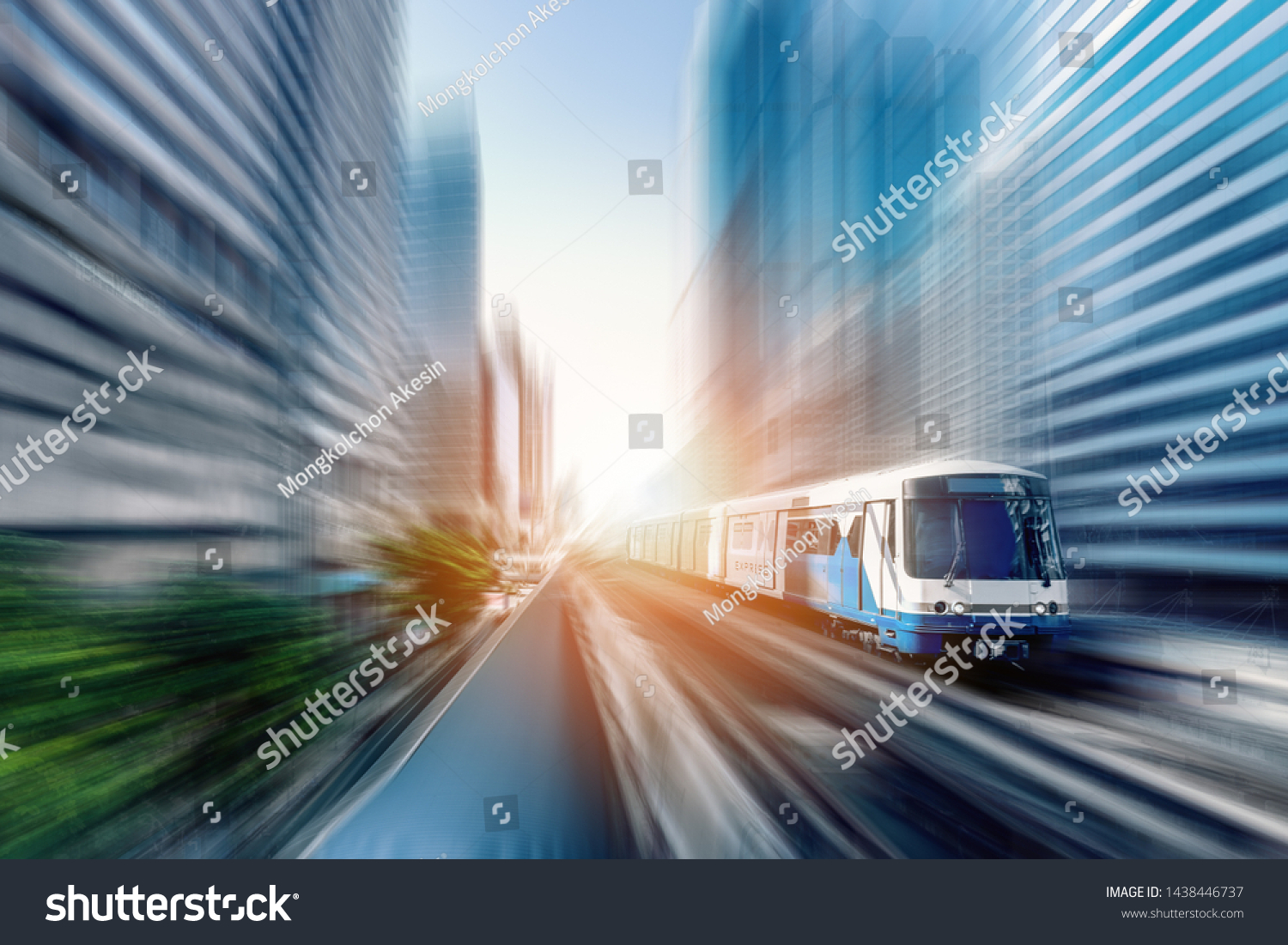 Cityscape Bts Sky Train Bangkok Thailand Stock Photo 1438446737 Cityscape Bts Sky Train Bangkok Thailand Stock Photo 1438446737