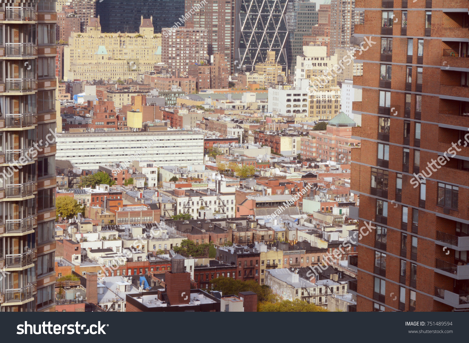 Cityscape Hells Kitchen New York City Stock Photo 751489594