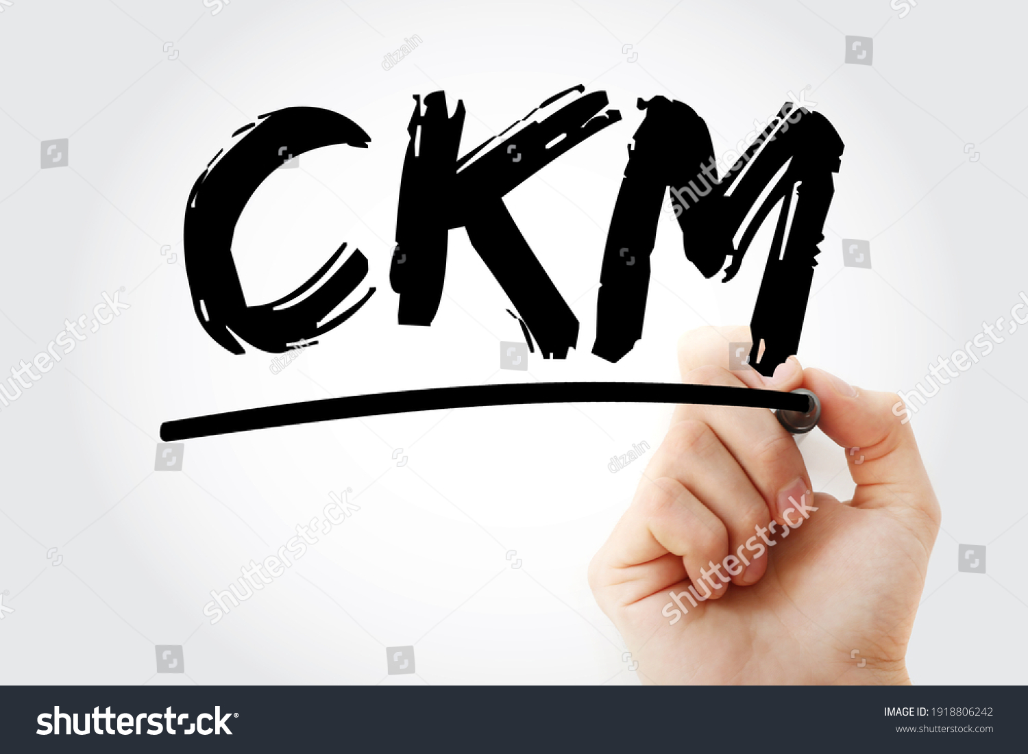 Ckm Customer Knowledge Management Emerges Crucial Stock Photo (Edit Now ...