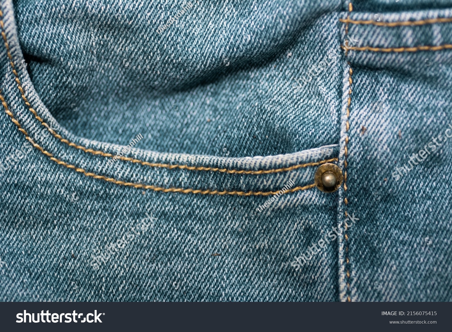 Classic Blue Jeans Texture On Natural Stock Photo 2156075415 | Shutterstock