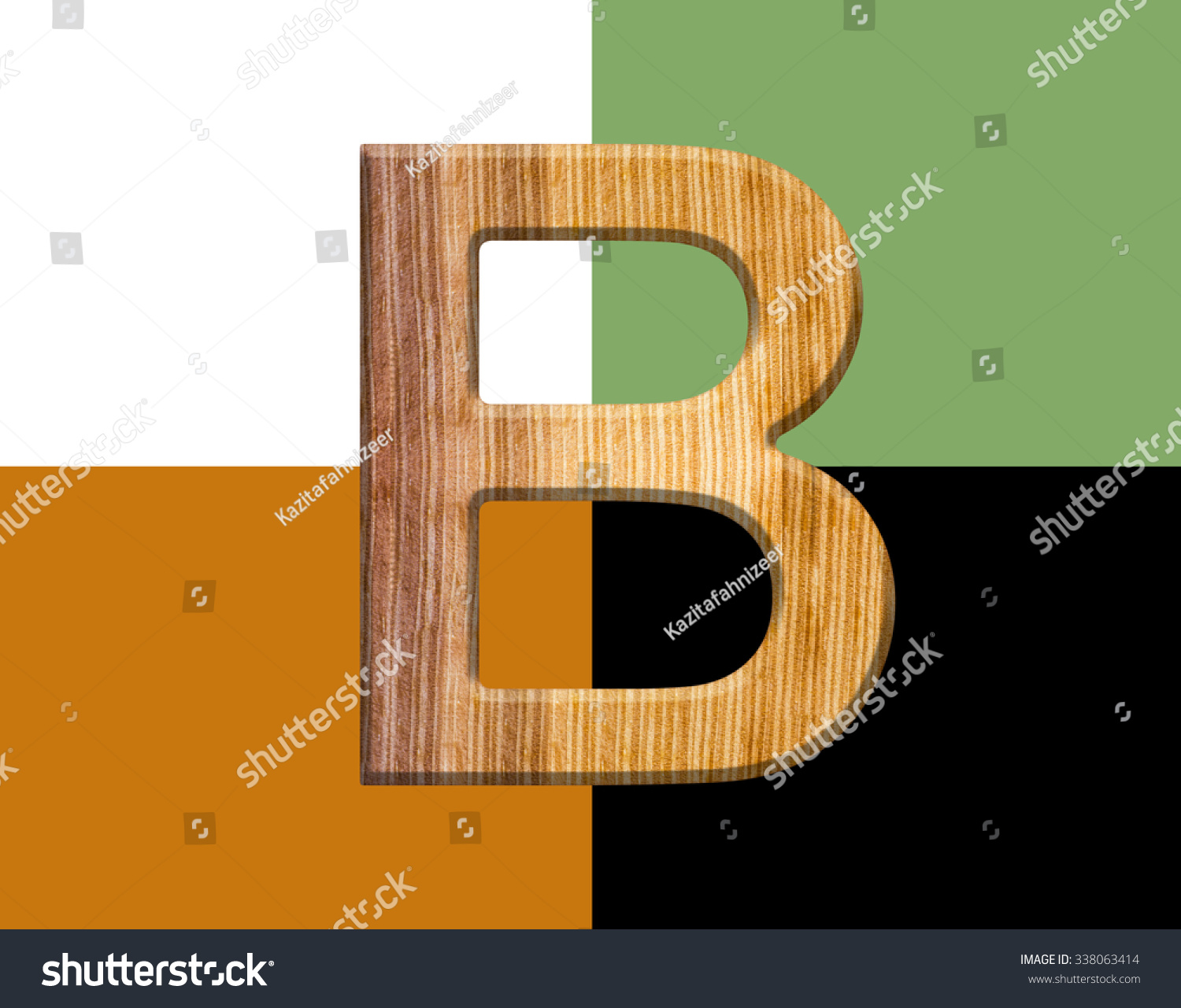 Classic Font Letter Colour Design Alphabet: Ilustración De Stock ...