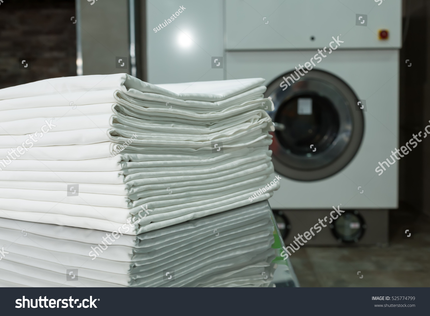 Clean Stuff On Rack Dry Cleaners Stock Photo 525774799 | Shutterstock