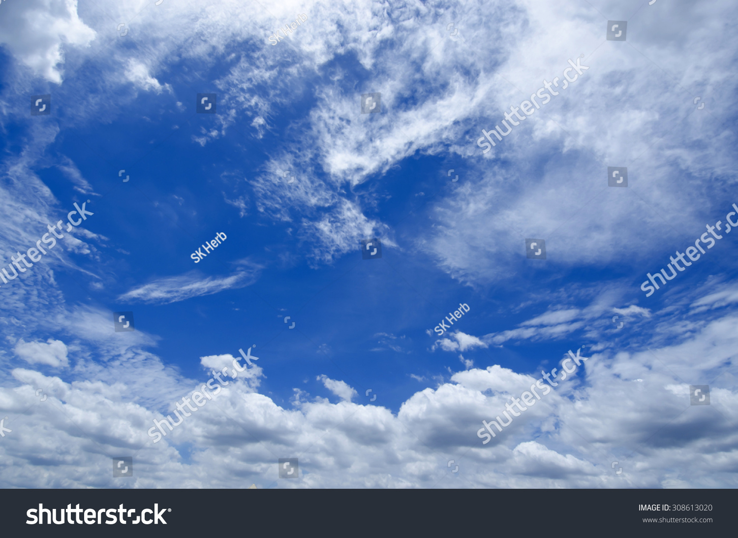 Clear Blue Sky White Cloud Wallpaper Stock Photo Edit Now