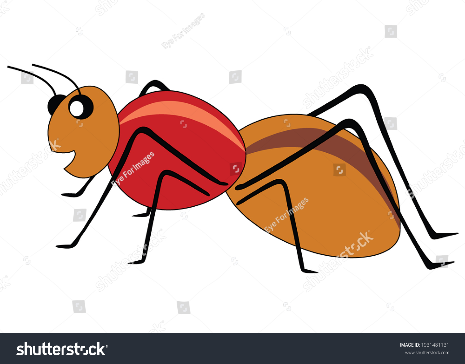 Clip Art Ant Ape Stock Illustration 1931481131