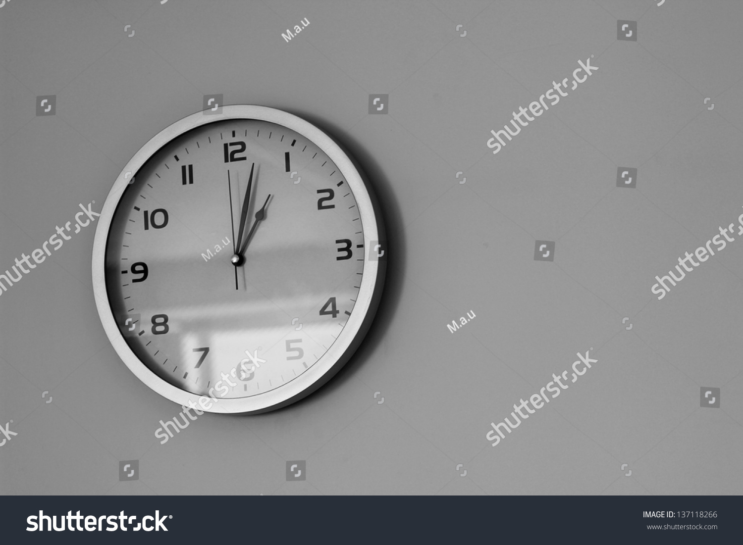 Clock Stock Photo 137118266 : Shutterstock