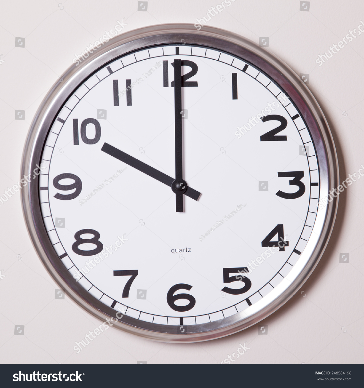 Clock 10 Oclock Objects Stock Image