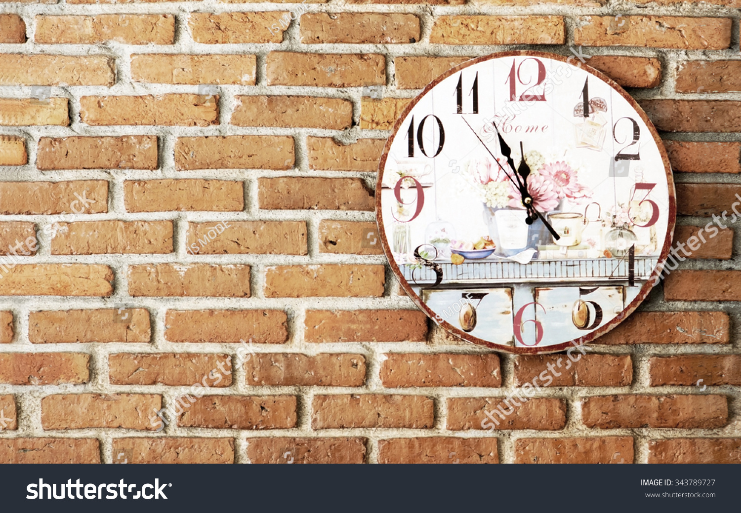 How To Hang Clock On Brick Wall at Patricia Leonard blog