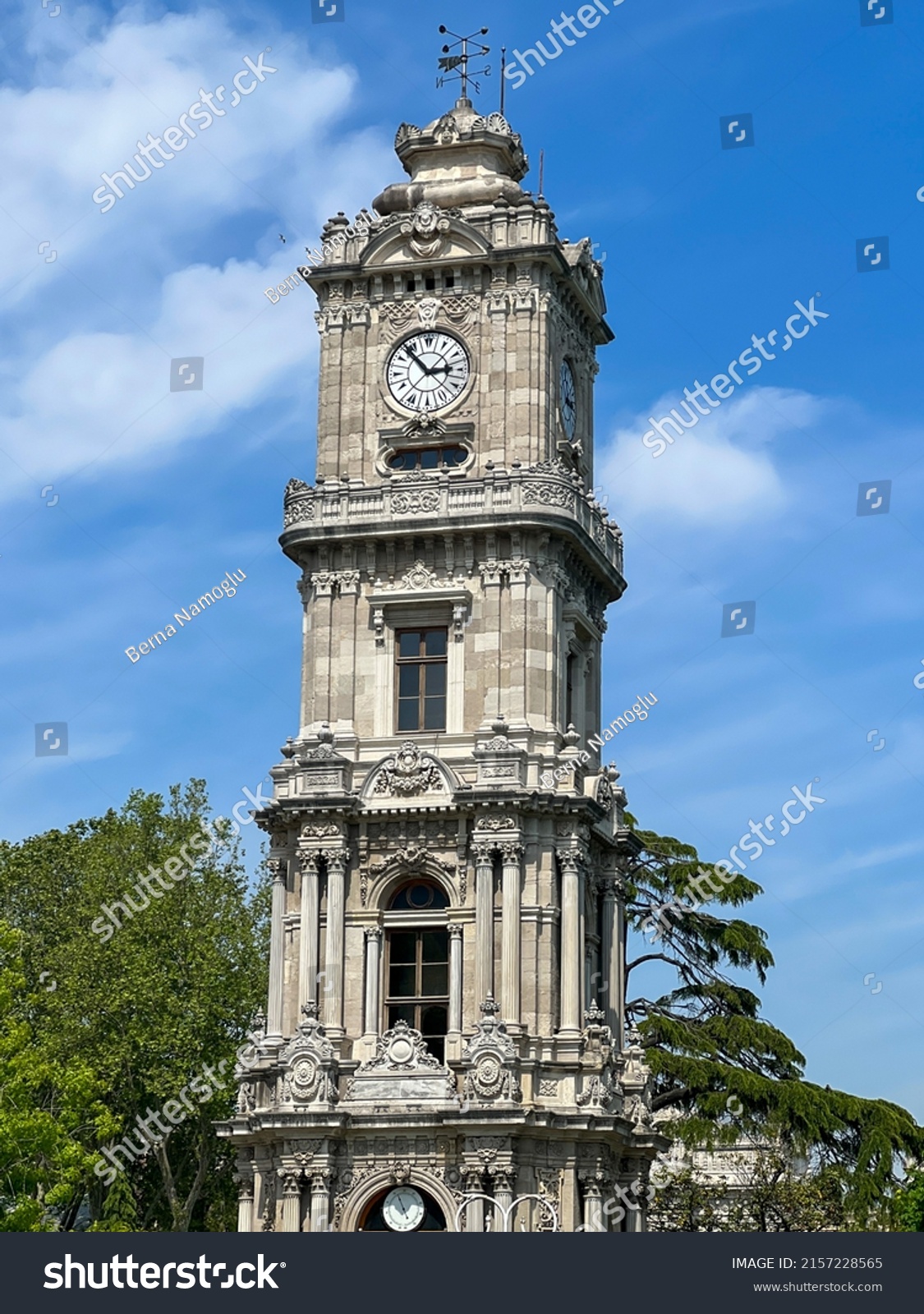 Clock Tower Famous Historical Clock Tower Stock Photo 2157228565 ...