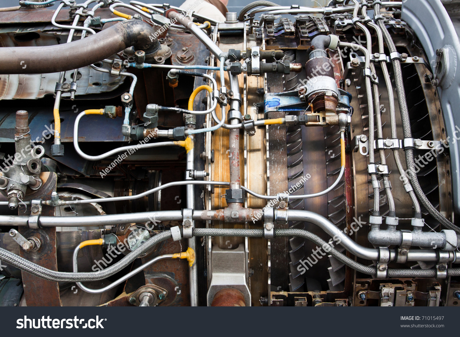 of jet engine mechanism Airplane Stock Photo Engine Details Close Mechanism