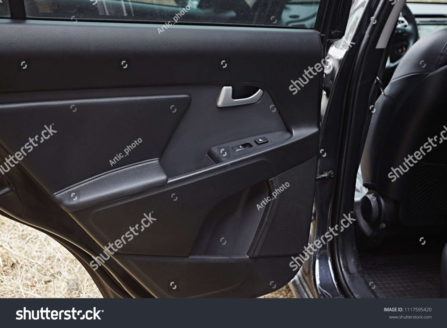 Close Image Car Door Opener Detail Stock Photo Edit Now 1117595420