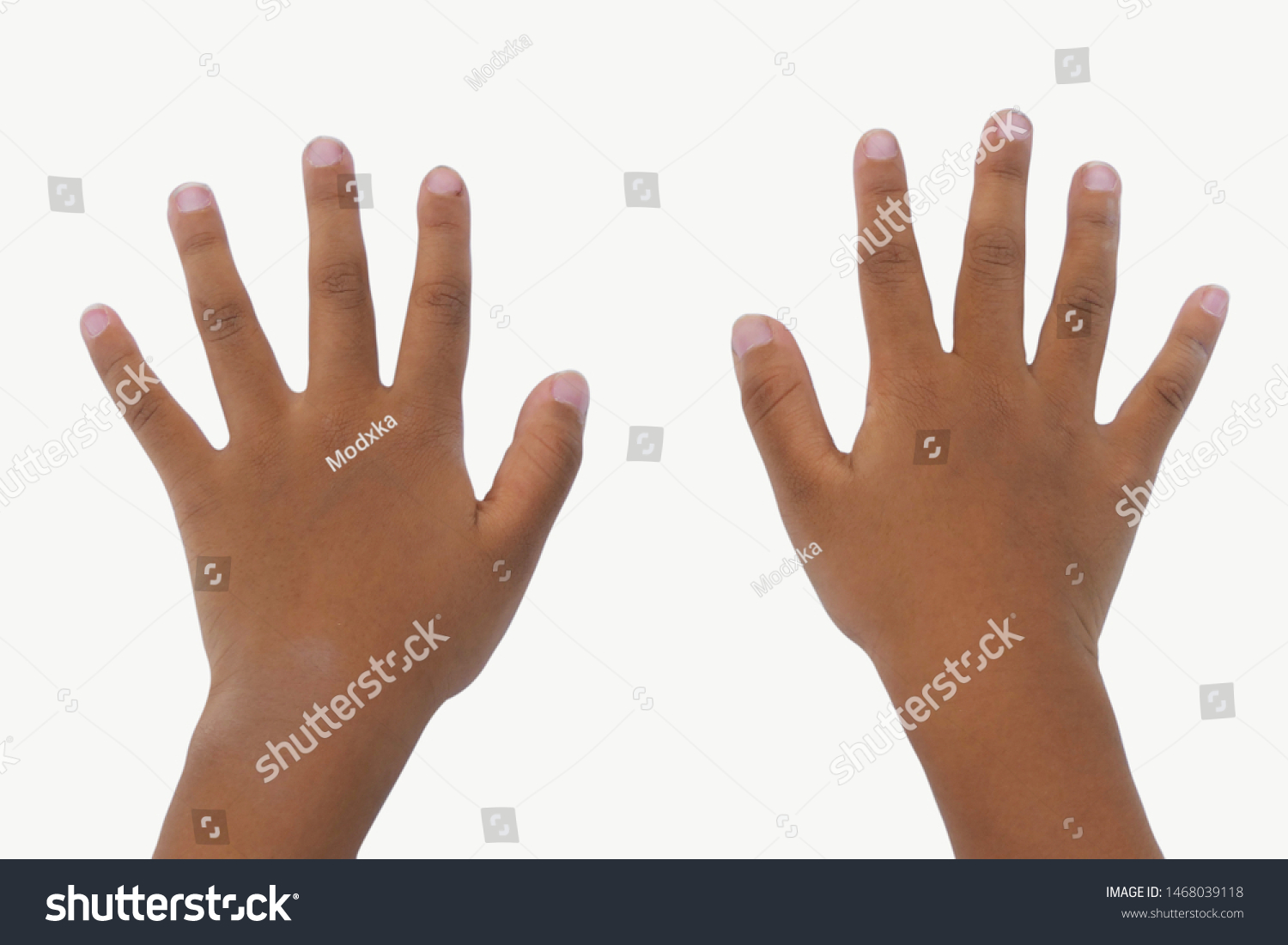 Download Close Kids Hand Long Nails Isolated Stock Photo Edit Now 1468039118