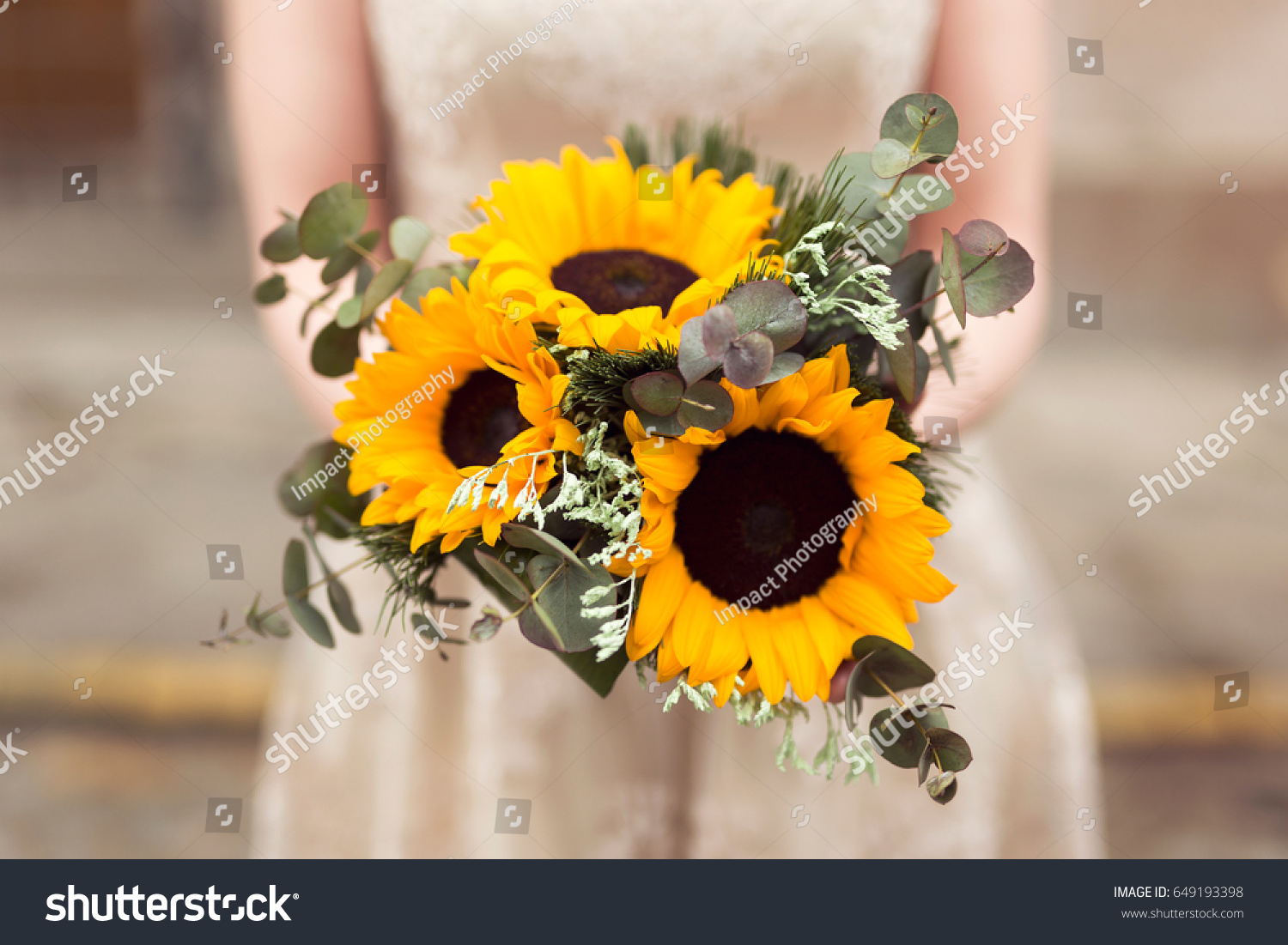 sunflower wedding dresses