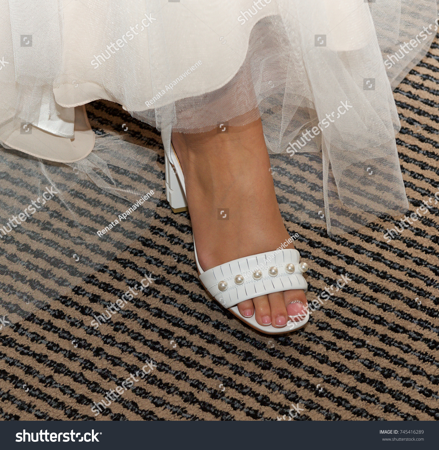 bright wedding shoes