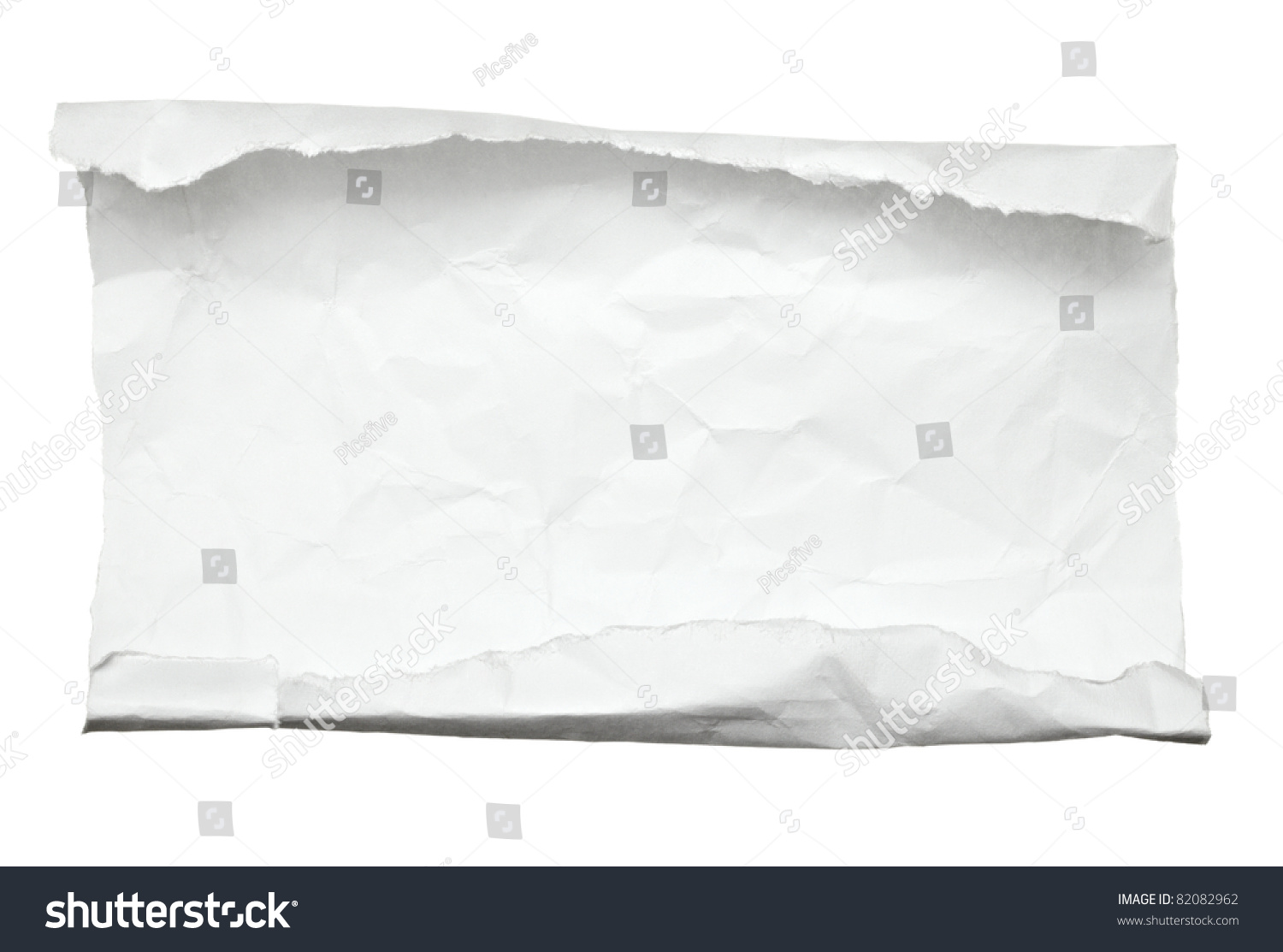 Close Curled Paper On White Background Stock Photo 82082962 - Shutterstock