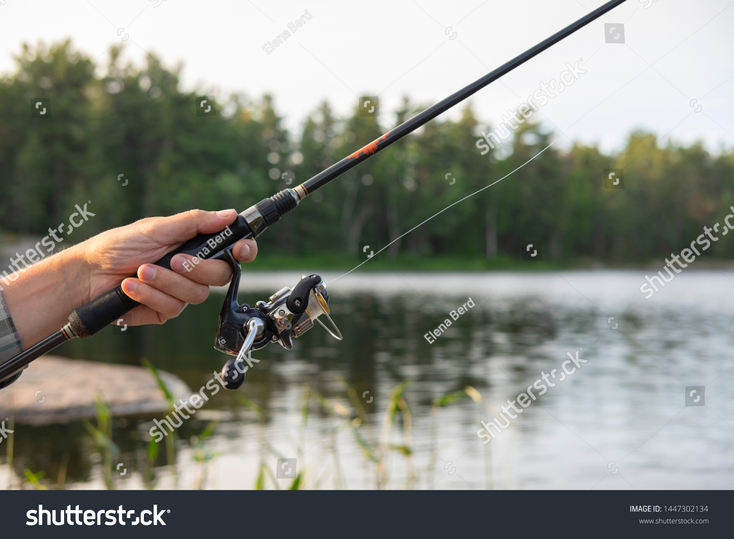 left handed fishing poles