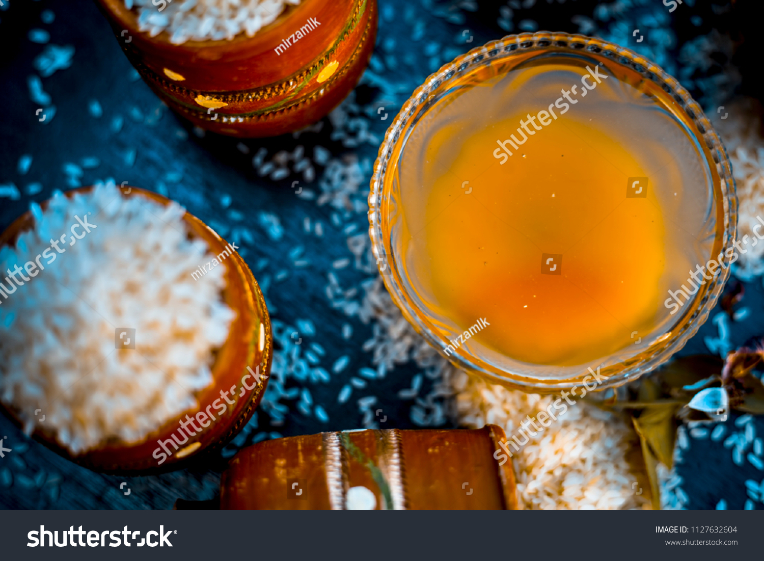 Close Ayurvedic Home Remedy Smooth Thick Stock Photo Edit Now