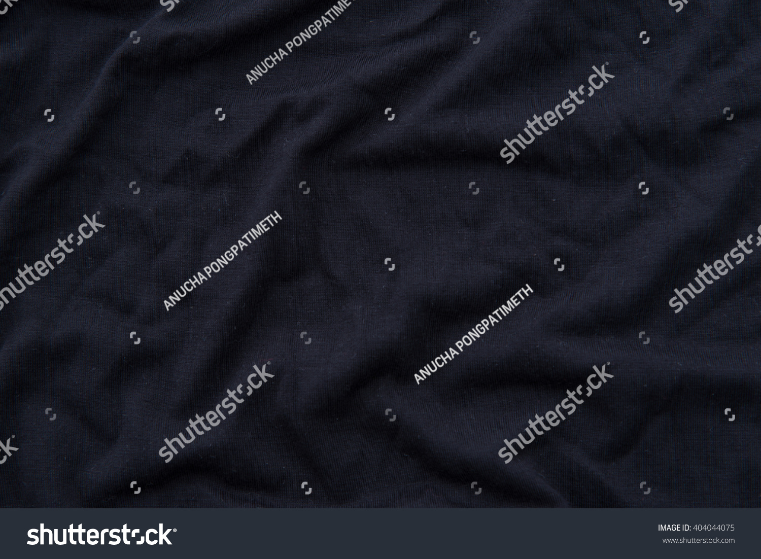 Close Beautiful Wrinkle Black Fabric Texture Stock Photo 404044075 ...