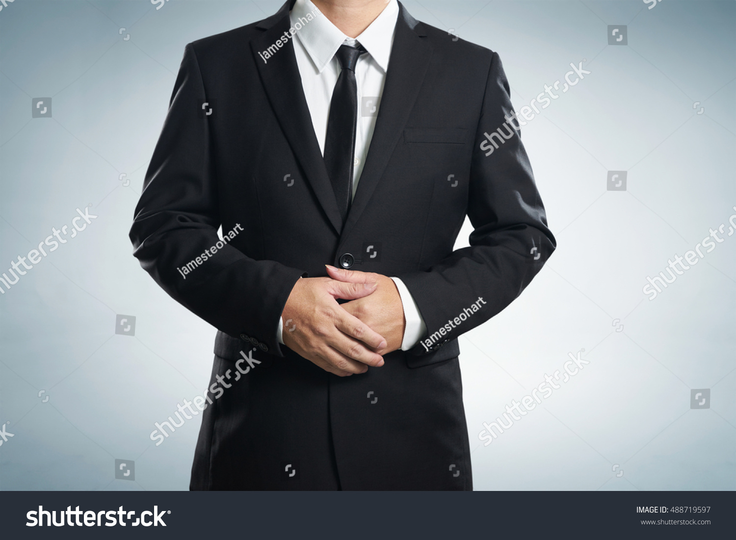 Close Buisnessman Suit Tie Stock Photo 488719597 | Shutterstock