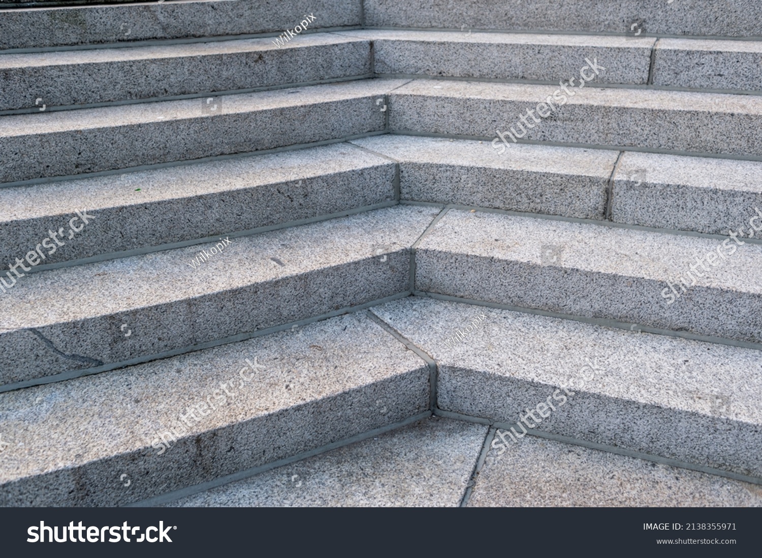 Close Granite Stone Steps Background Concept Stock Photo 2138355971 ...