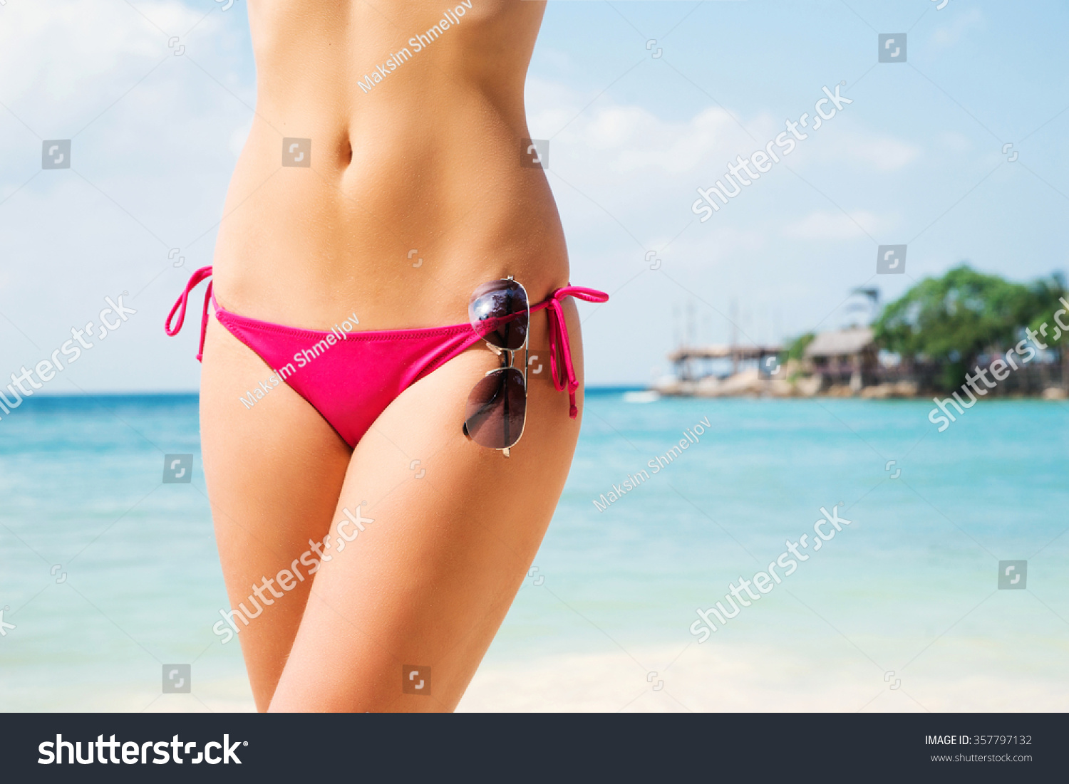 Closeup Hot Seductive Lady Perfect Figure Stock Photo Edit Now 357797132