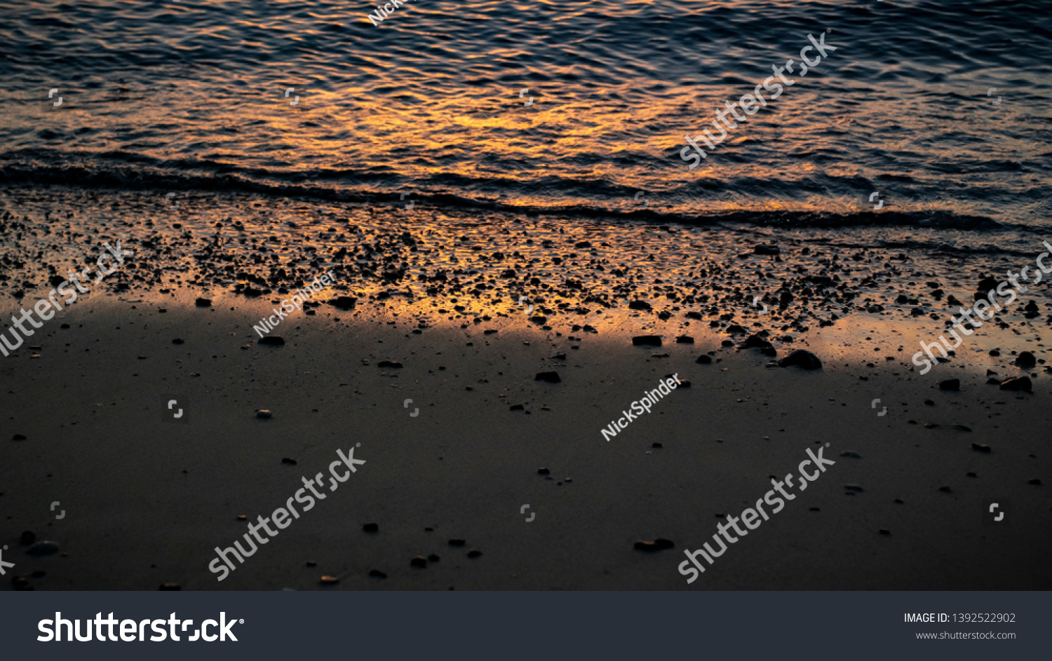 Close Ocean Waves Rolling Onto Tamarindo Stock Photo Edit Now