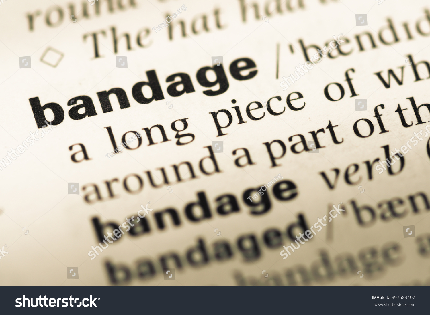 bandage verb