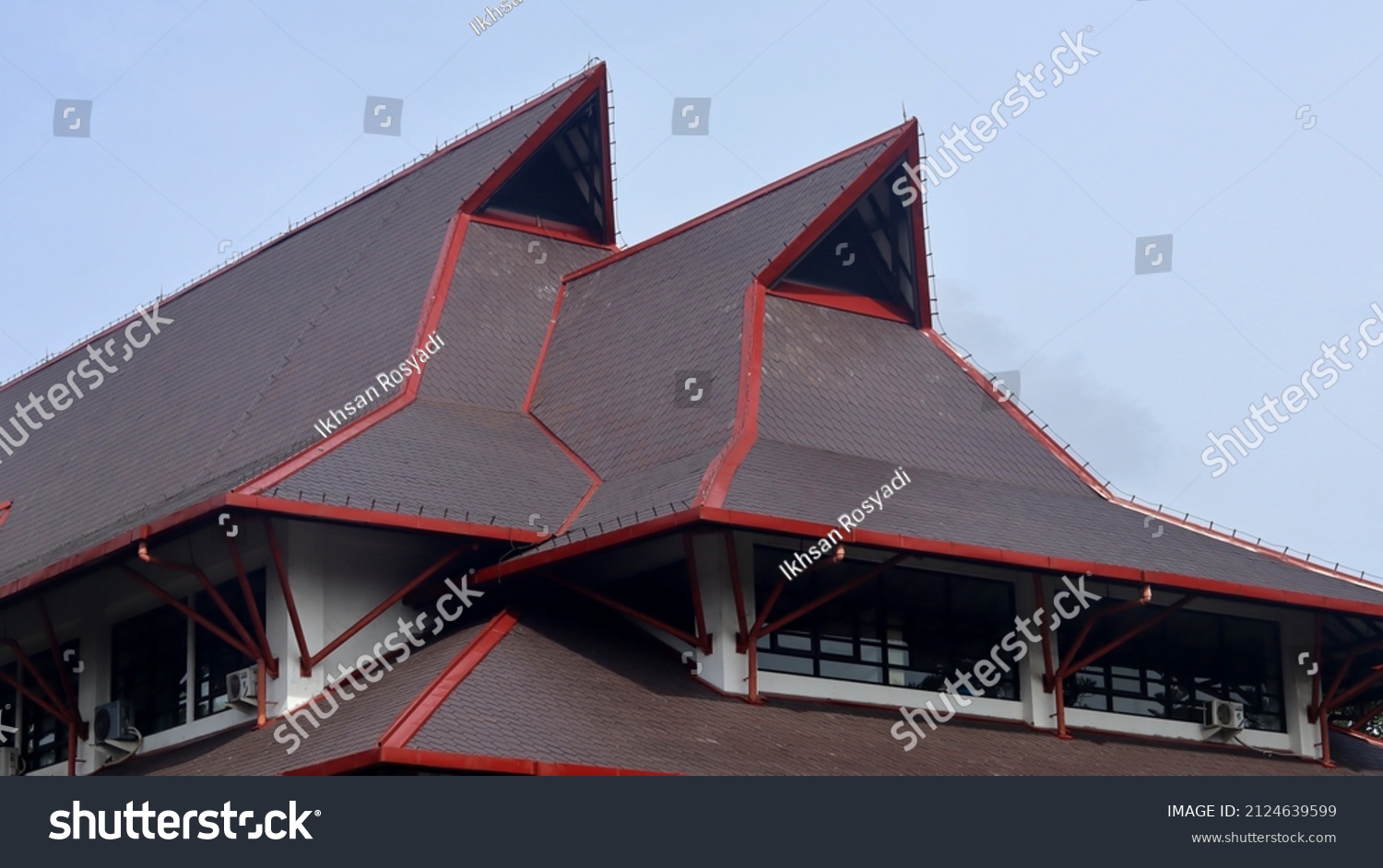 Close One Famous Landmark Building Itb Stock Photo 2124639602 